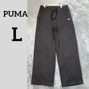 새상품급 PUMA 블랙 저지 팬츠 [ L ] 핑크 로고 맨투맨