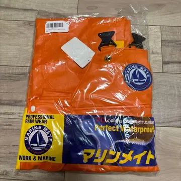MARINE MATE 완전 방수 우비 오렌지 LL
