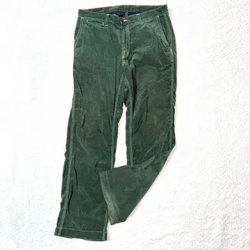 JOURNAL STANDARD 그린 코듀로이 팬츠 L 사이즈 짙은 녹색