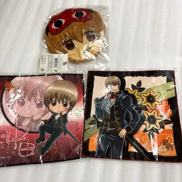 은혼 마스코트 페이스 복조리 미니 타월 오키타 소고