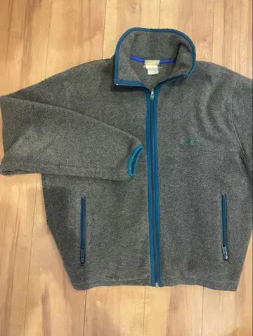 L.L.Bean 풀 집업 플리스 자켓 그레이