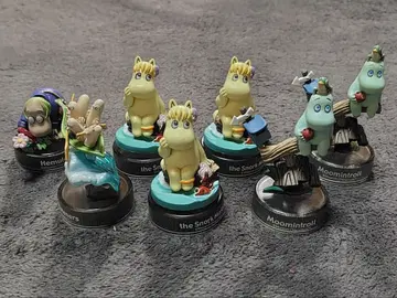 MOOMIN 무민 병뚜껑 피규어 7개 세트