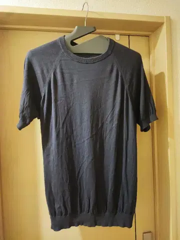 JOHN SMEDLEY 다크 블루 반팔 티셔츠