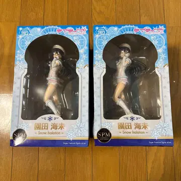 러브 라이브! 슈퍼 프리미엄 피규어 소노다 우미 미개봉품 2개
