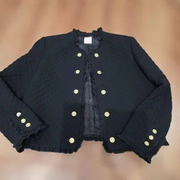 [ 레어 ] 카네코 이사오 자켓 레트로 금봉탄 프릴 퀼팅