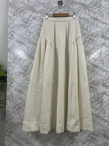 COCC DEAL 아이보리 플레어 스커트