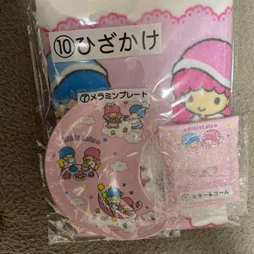 키키라라 1번 복권 무릎 담요 멜라민 플레이트 거울 & 빗