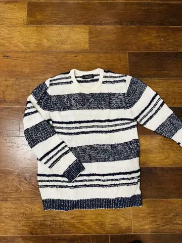 나노 유니버스 스트라이프 니트 M