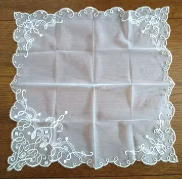 새상품 미사용 WAKO 큐빅 장식 손수건/포켓 치프