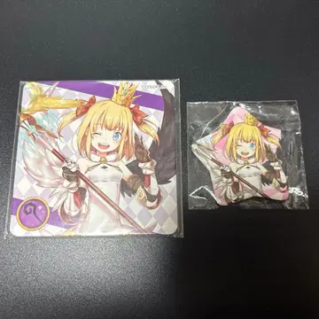 화이트 고양이 프로젝트 마르 별 모양 캔뱃지 코스터