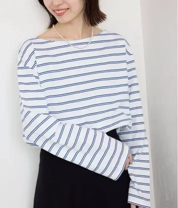 SLOBE IENA 멀티 보더 롱 T