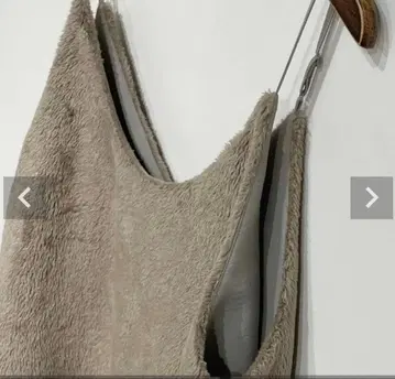 베이지 퍼 베스트 이시카와 라보 오리지널