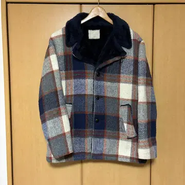 60~70's DELUXE Quality 체크 무늬 울 자켓