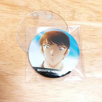 명탐정 코난 외눈의 잔상 커버 포함 캔뱃지 모로후시 히로미츠