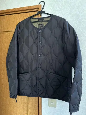 TAION 밀리터리 크루넥 퀼팅 다운 자켓