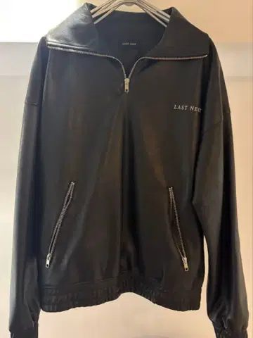 초레어 last nest 가죽 하프 지퍼 자켓