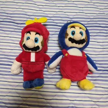 마리오 봉제 인형 2체 세트
