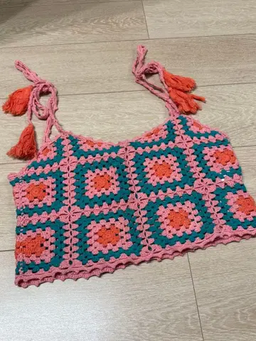 크로셰 뜨개질 뷔스티에 jouetie 쥬에티