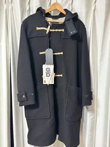 DESCENDANT 블랙 더플 코트