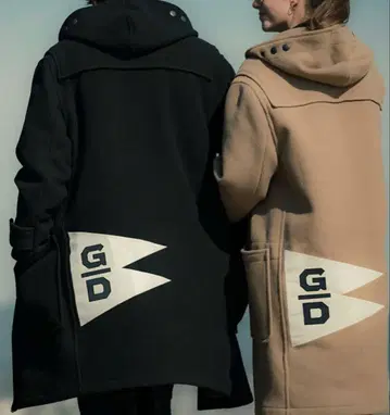 DESCENDANT 블랙 더플 코트