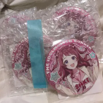 DMM 스크래치 학원 아이돌 마스터 E상 하나미 사키 캔뱃지 학마스