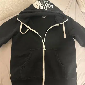 THE NORTH FACE 블랙 후드 부착 후드티 M