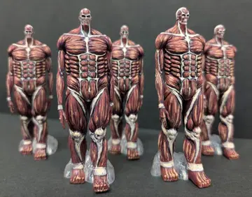 재도색 상품 진격의 거인 1번 복권 땅울림 I상 땅울림 피규어 5체