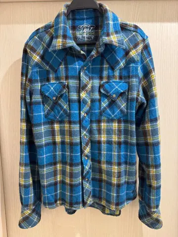 TMT 플란넬 셔츠 울 M