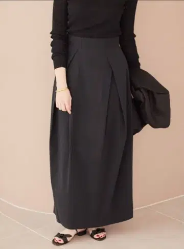 Plage Washer Tuck 스커트 롱 34