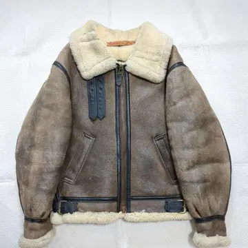 아비렉스 B-3 플라이트 자켓 36 사이즈 무스탕 천연 가죽