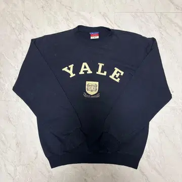 Champion Yale 크루넥 트레이닝복 네이비