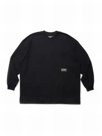 새상품 COOTIE 에러 핏 L/S Tee 블랙 L 사이즈 롱T