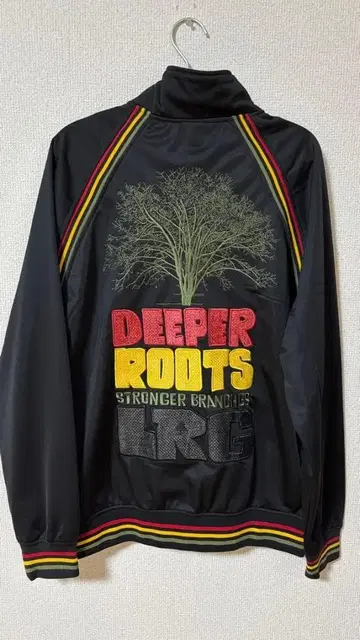 LRG 트랙 자켓 새상품급 라스타 컬러 자수 M