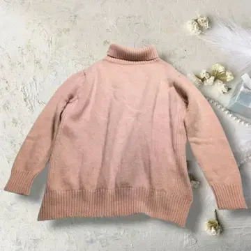 머큐리 듀오 MERCURY DUO 핑크 터틀넥 니트 F