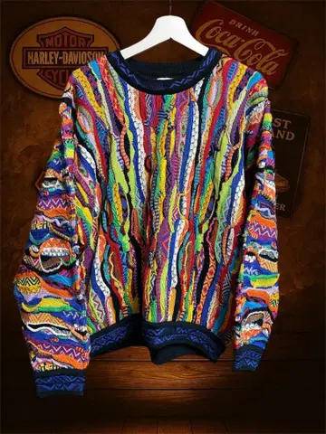 COOGI 3D 니트 호주산 M 사이즈 멀티 컬러