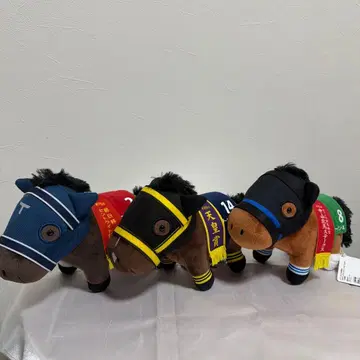 금요일까지 가격 인하 중 경주마 디자인 봉제 인형 세트
