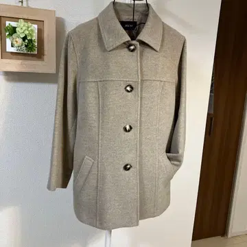 그레이 울 혼방 자켓