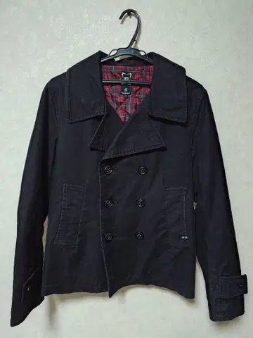 PROJECT SRES 블랙 더블 브레스트 테일러드 자켓 남성용 M