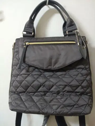 MAYAMAYA 마야 퀼팅 백팩 그레이 QVC