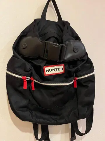 HUNTER 블랙 백팩