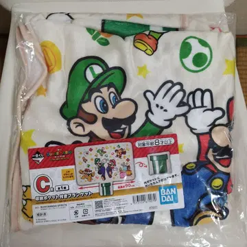 슈퍼 마리오 담요 약 90cm 반다이