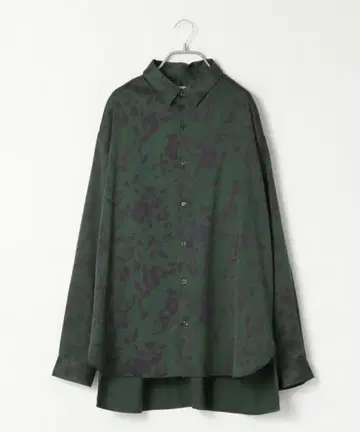 셔츠 새틴 ST 플라워 셔츠