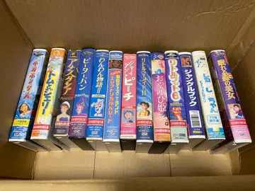 애니메이션 VHS 비디오 테이프 13개 세트 미니멀리스트