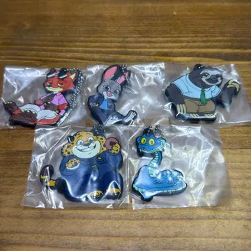 미사용 디포러버! 주토피아2 키링 스트랩 5체 세트 3