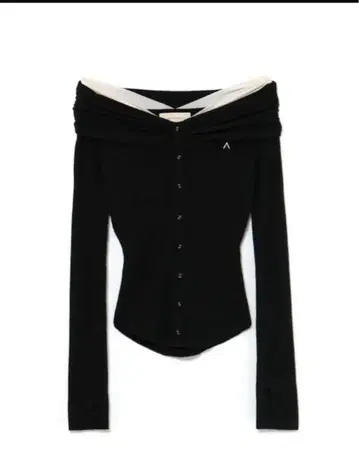 andmary Shannon 튤 니트 탑