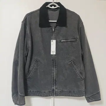 GU 워시드 코튼 워크 자켓