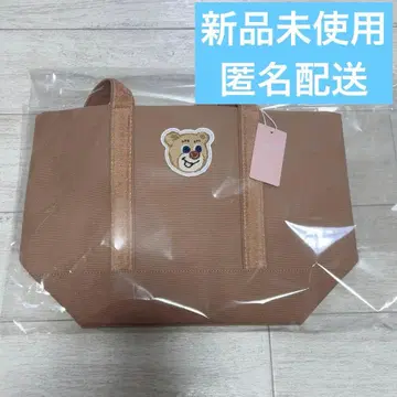 러브러리 바이 페이 올드 테디 와펜 토트백 베이지