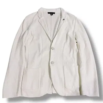 LARDINI 라르디니 코튼 니트 자켓 화이트 M 사이즈