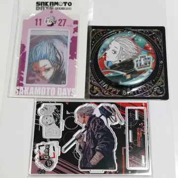 라쿠 생일 캔뱃지 명장면 디오라마 피규어 카드 홀더