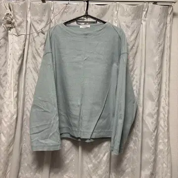 라이트 블루 긴팔 크루넥 트레이닝복